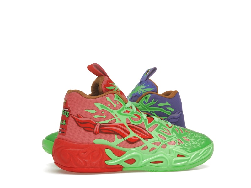 Puma LaMelo Ball MB.04 Teenage Mutant Ninja Turtles Raphael and Donatello (GS) - image 35