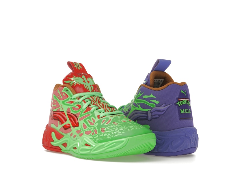 Puma LaMelo Ball MB.04 Teenage Mutant Ninja Turtles Raphael and Donatello (GS) - image 6