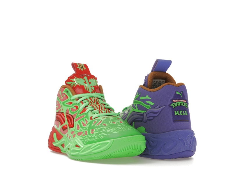 Puma LaMelo Ball MB.04 Teenage Mutant Ninja Turtles Raphael and Donatello (GS) - image 7