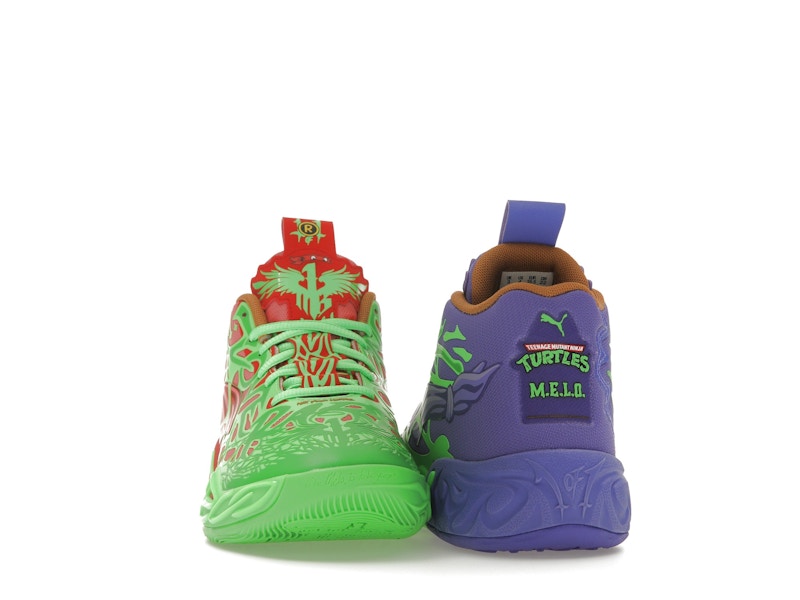 Puma LaMelo Ball MB.04 Teenage Mutant Ninja Turtles Raphael and Donatello (GS) - image 9