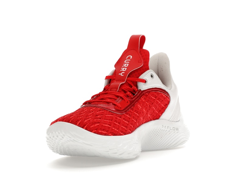 Under Armour Curry Flow 9 Team Red White - image 13