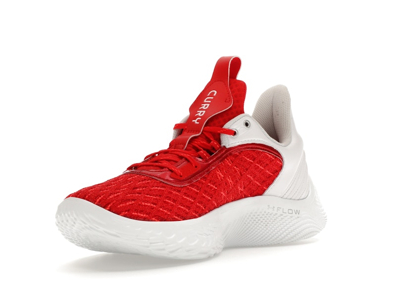 Under Armour Curry Flow 9 Team Red White - image 14