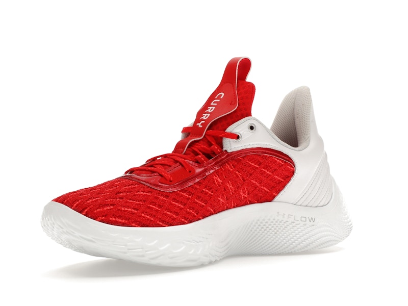 Under Armour Curry Flow 9 Team Red White - image 15