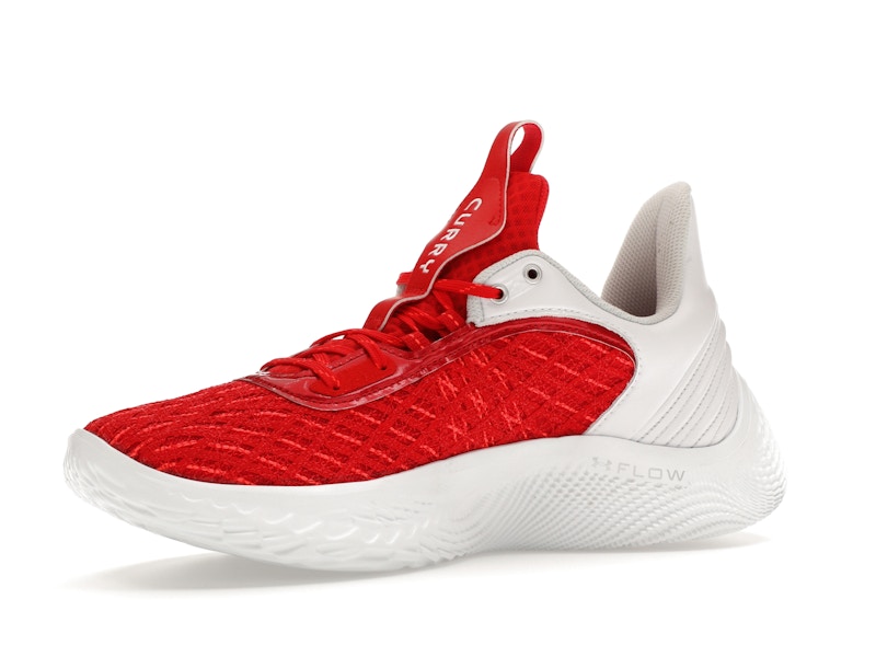 Under Armour Curry Flow 9 Team Red White - image 16