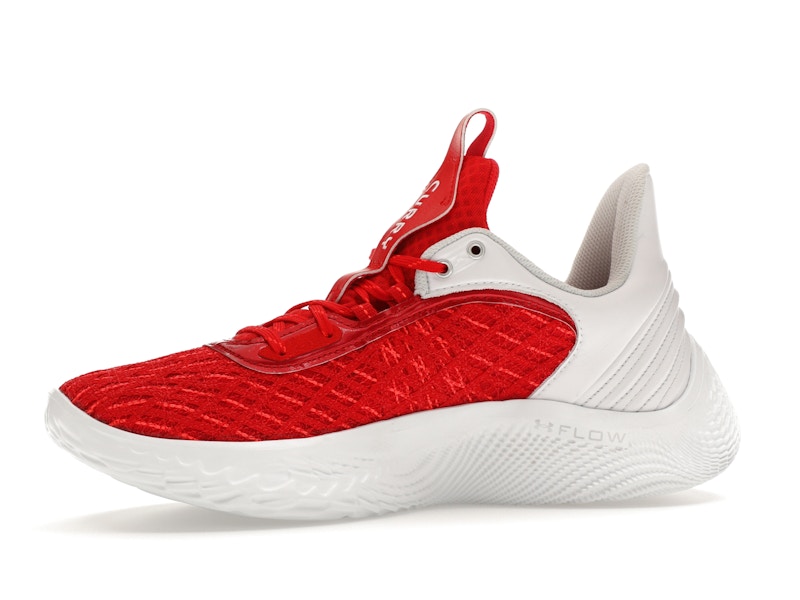 Under Armour Curry Flow 9 Team Red White - image 17