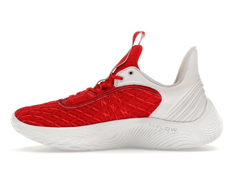 Under Armour Curry Flow 9 Team Red White - image 19