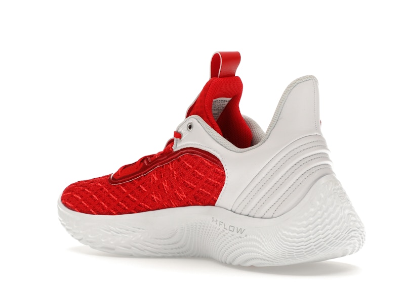 Under Armour Curry Flow 9 Team Red White - image 23