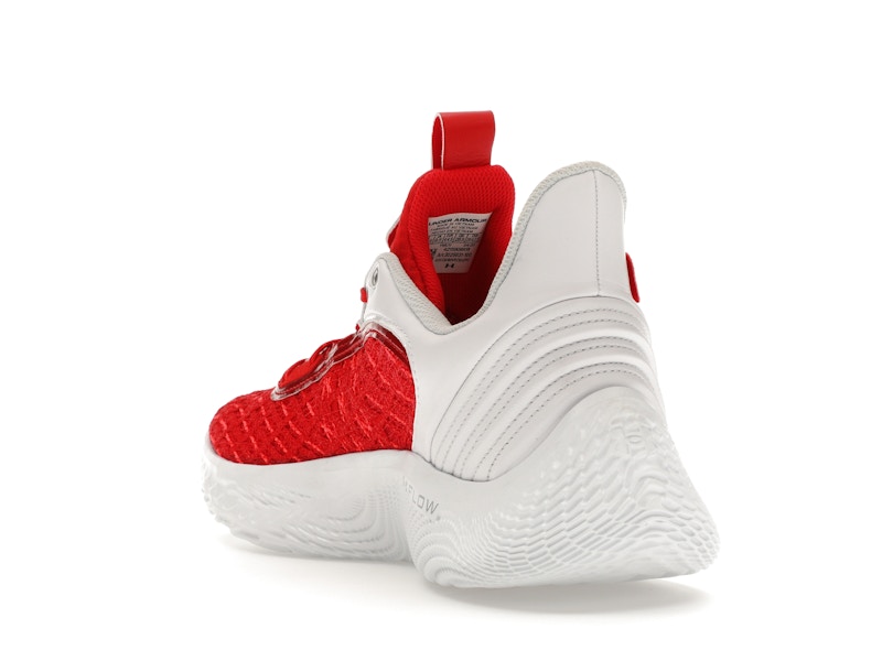 Under Armour Curry Flow 9 Team Red White - image 25