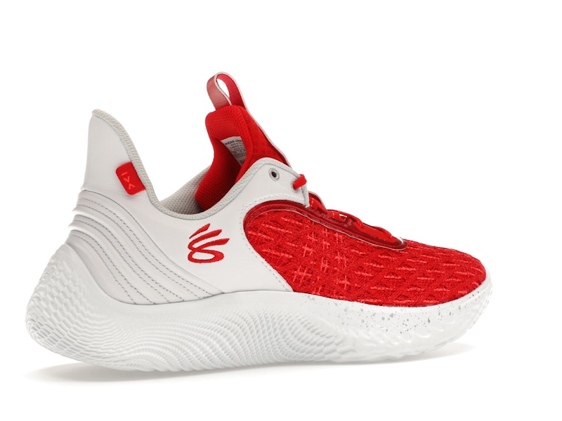 Under Armour Curry Flow 9 Team Red White - image 34