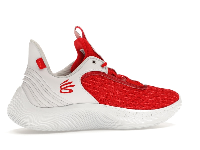 Under Armour Curry Flow 9 Team Red White - image 35