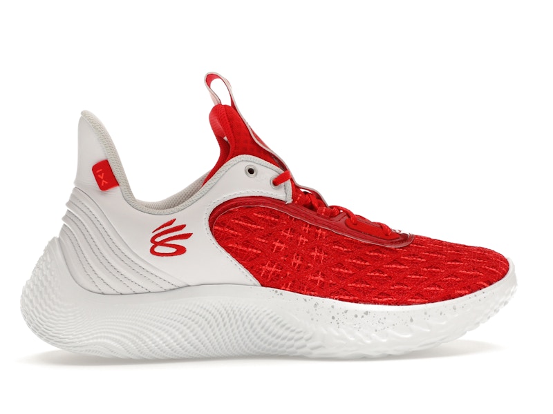 Under Armour Curry Flow 9 Team Red White - image 36