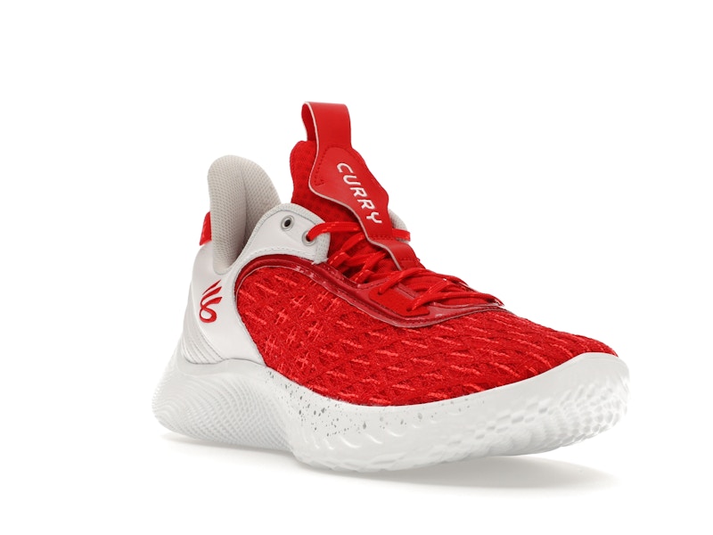 Under Armour Curry Flow 9 Team Red White - image 6