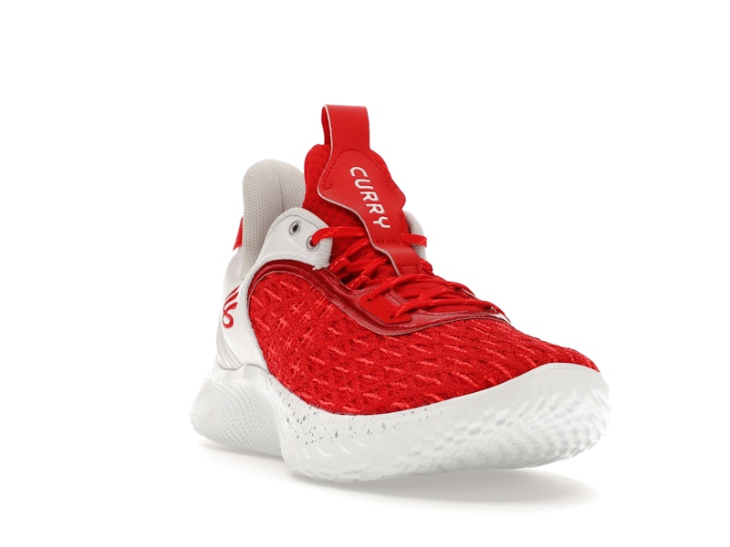 Under Armour Curry Flow 9 Team Red White - image 7
