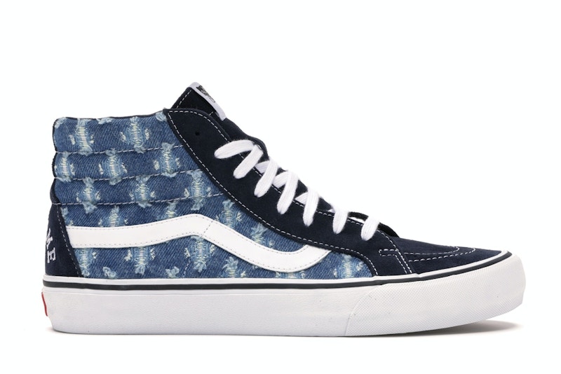 Vans Sk8-Hi Supreme Hole Punch Denim Blue