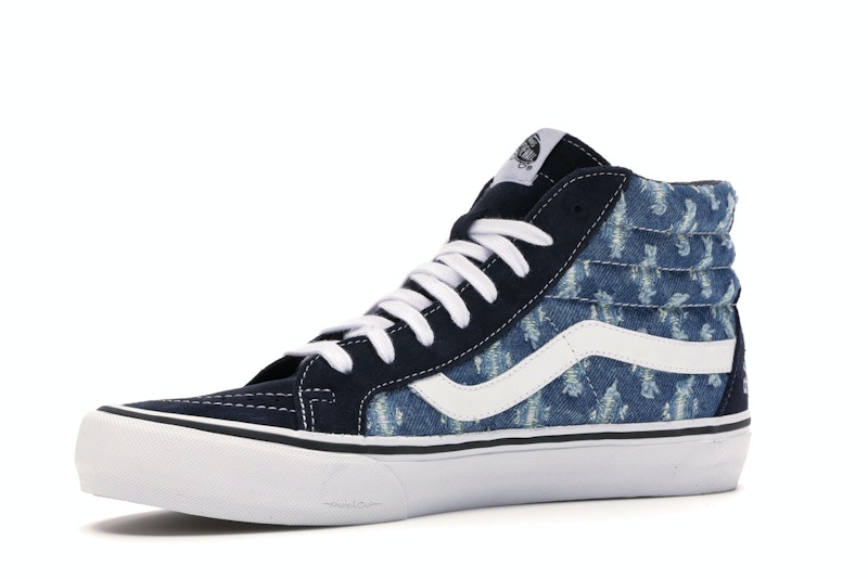 Vans Sk8-Hi Supreme Hole Punch Denim Blue - image 16