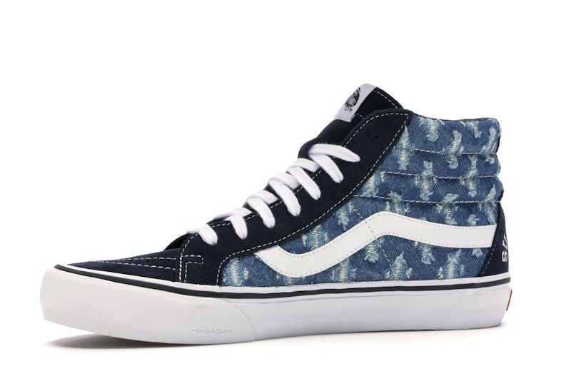 Vans Sk8-Hi Supreme Hole Punch Denim Blue - image 17