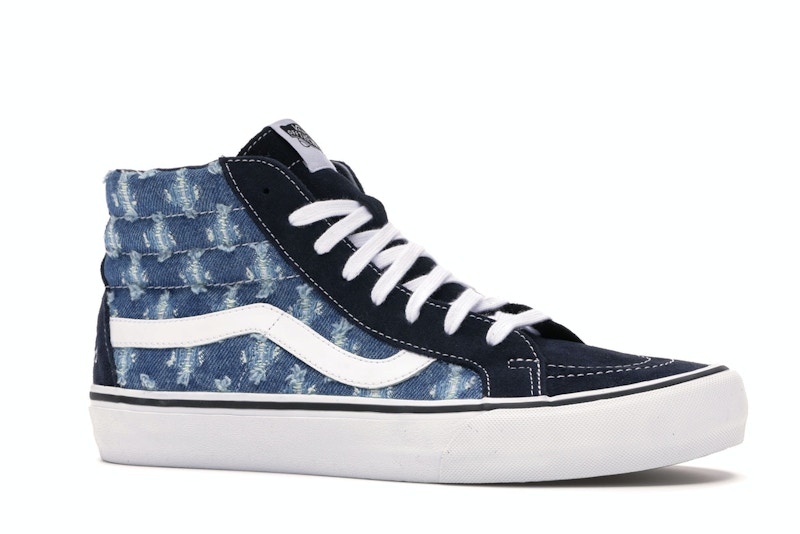 Vans Sk8-Hi Supreme Hole Punch Denim Blue - image 3