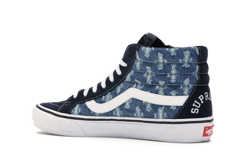 Vans Sk8-Hi Supreme Hole Punch Denim Blue - image 22