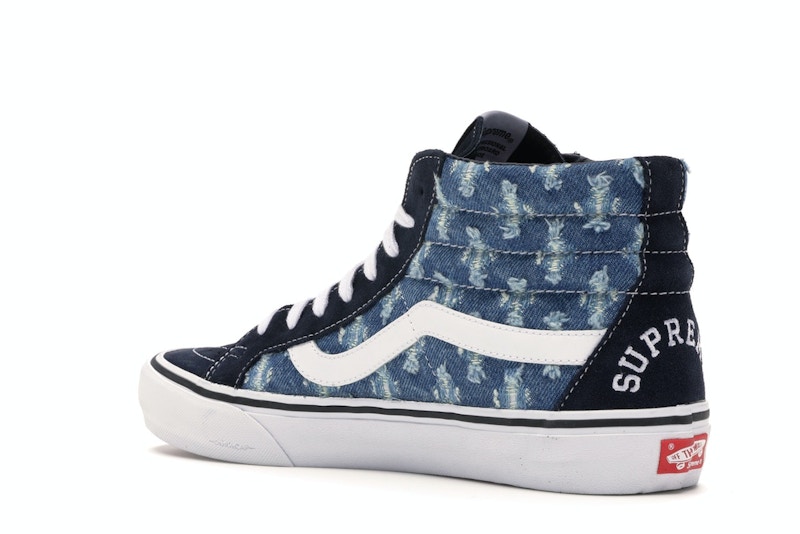 Vans Sk8-Hi Supreme Hole Punch Denim Blue - image 23