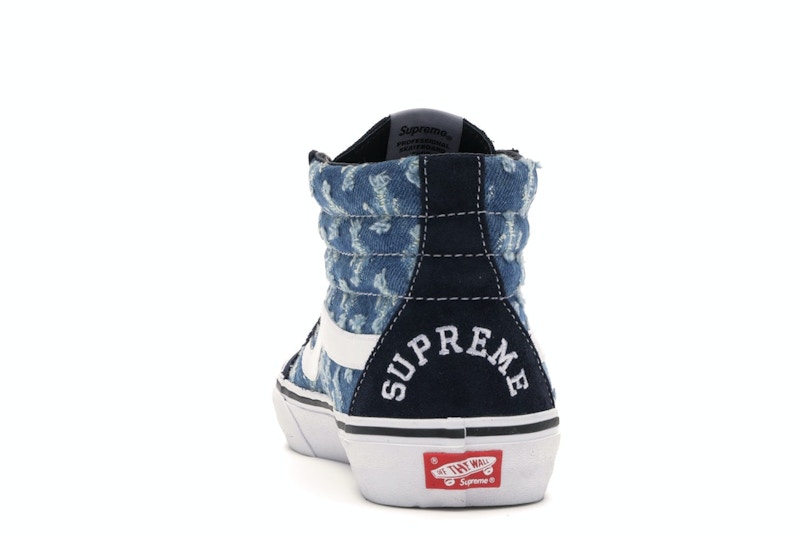Vans Sk8-Hi Supreme Hole Punch Denim Blue - image 27