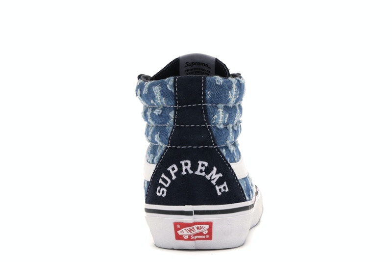 Vans Sk8-Hi Supreme Hole Punch Denim Blue - image 28