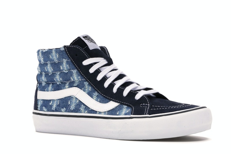 Vans Sk8-Hi Supreme Hole Punch Denim Blue - image 4