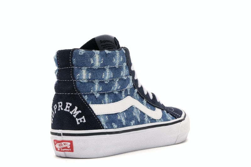 Vans Sk8-Hi Supreme Hole Punch Denim Blue - image 31