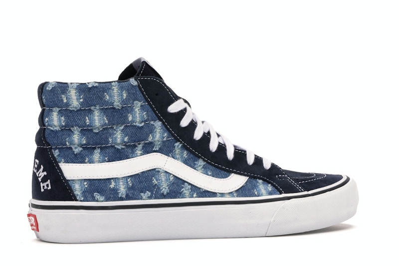 Vans Sk8-Hi Supreme Hole Punch Denim Blue - image 35