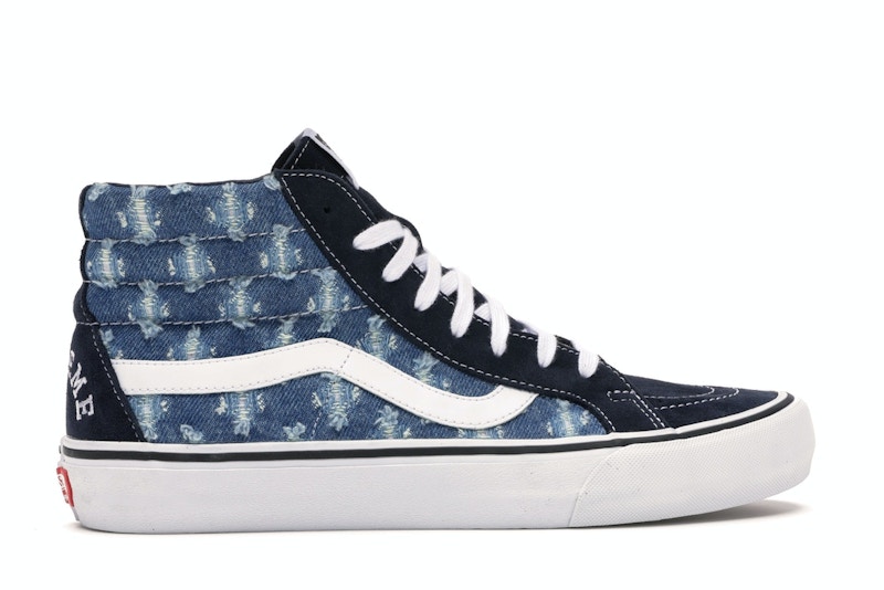 Vans Sk8-Hi Supreme Hole Punch Denim Blue - image 36