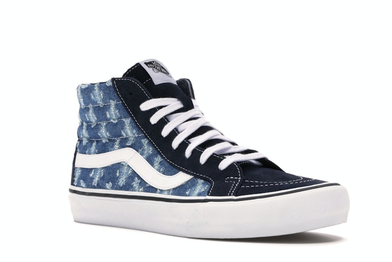 Vans Sk8-Hi Supreme Hole Punch Denim Blue - image 5
