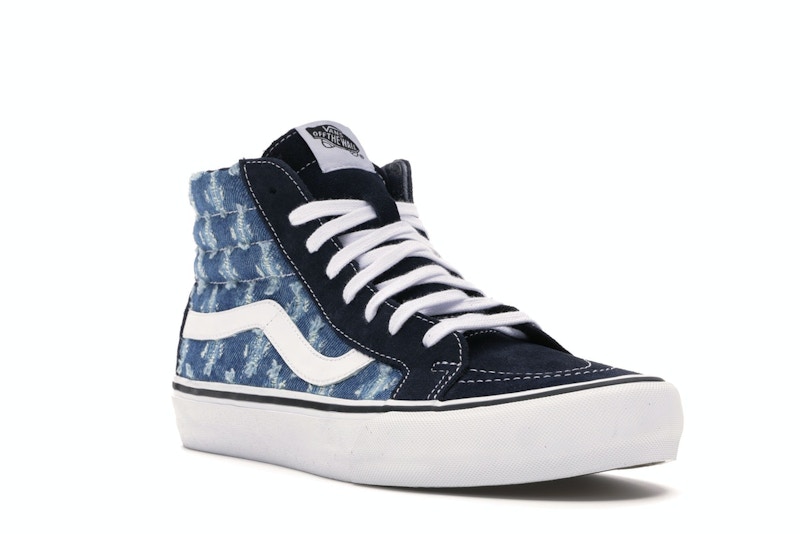 Vans Sk8-Hi Supreme Hole Punch Denim Blue - image 6