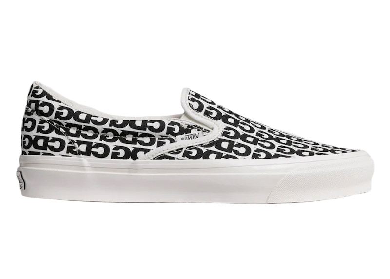 Vans Vault Slip-On LX Comme des Garcons White Black